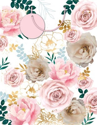 Gift Bag Medium PHOTO FLORAL 1pc