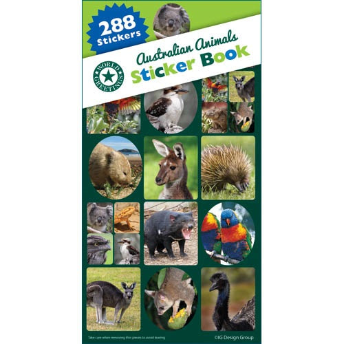 Sticker Book 288 AUS ANIMALS PHOTO