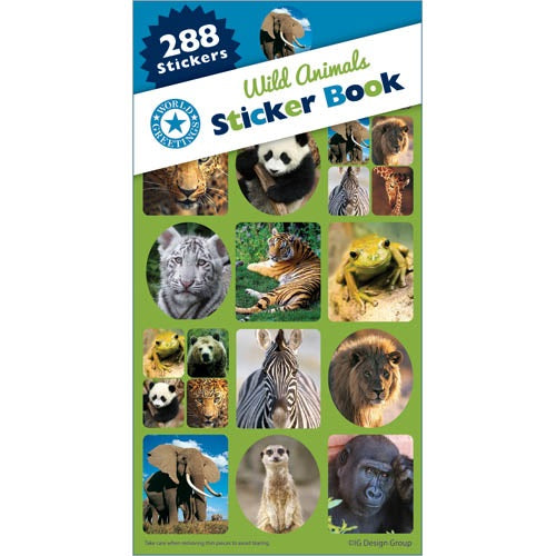 Sticker Book 288 PHOTO ANMALS