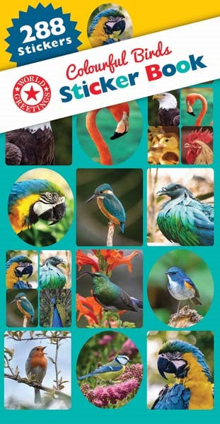 Sticker Book 288 BIRDS PHOTO