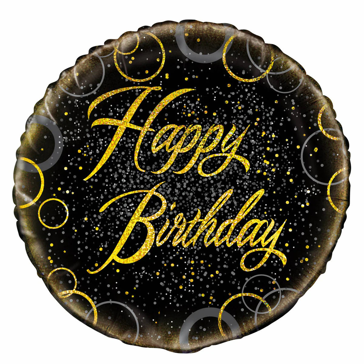 Glitz Gold Happy Birthday 45cm (18") Foil Balloon