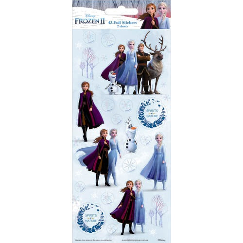 Frozen2 43 foil sticker 2 sheets