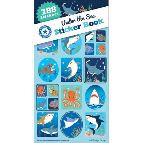 STCKR BK 288 UNDER THE SEA