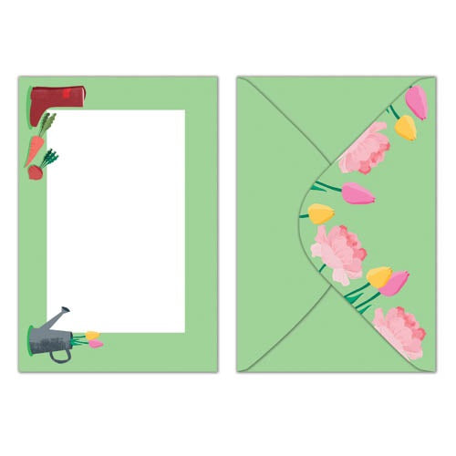 ENVELOPE SML 10PK GARDEN BLISS