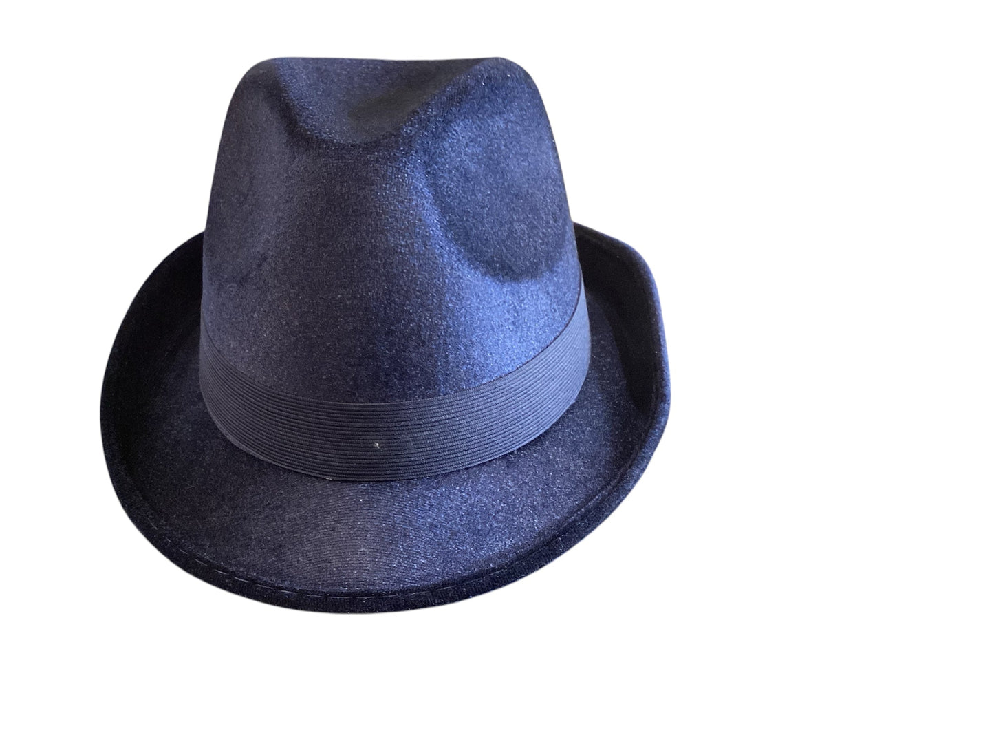 Fedora Velour Hat-Navy 1 pcs