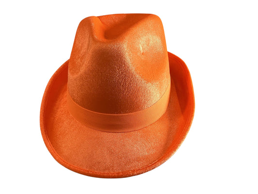 Fedora Orange Hat 1 pcs
