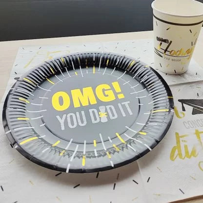 You Did It Paper Plates 8pk