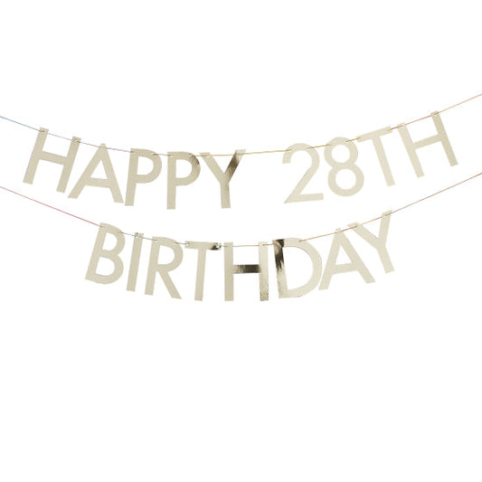 MIX IT UP BANNER BRIGHTS MILESTONE Gold