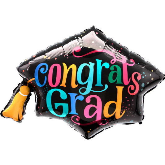 SUPERSHAPE FOLLOW YOUR DREAMS CONGRATS GRAD CAP