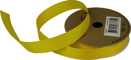 Ribbon Roll Fabric 15MMX3M YELLOW 1pc