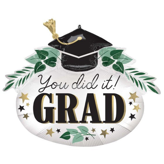 SUPERSHAPE YOU DID IT GRAD IVY SATIN Foil balloon 1pc