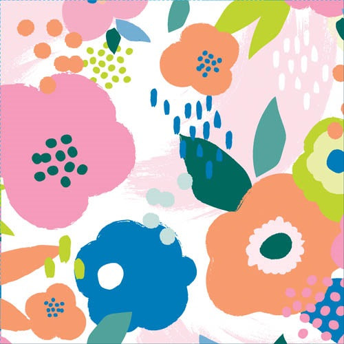 MIX NAPKIN 20PK FLORAL