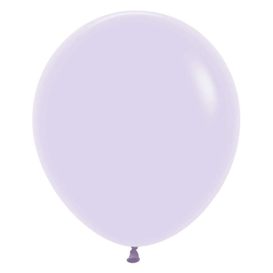 Pastel Matte Lilac Latex Balloons 650, 6PK Sempertex 45cm