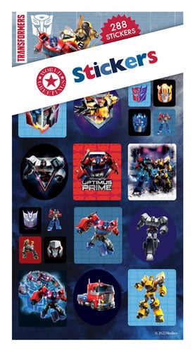 Sticker Book 288 HSB TRANSFORMERS