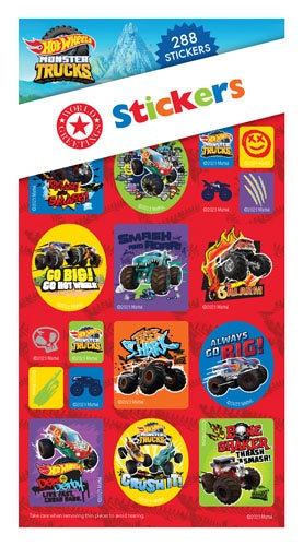 Sticker Book 288 MTL MONSTER TRUCKS