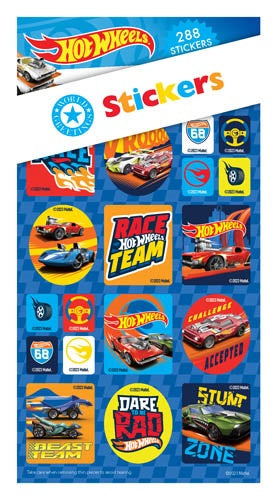 Sticker book 288 MTL HOT WHEELS