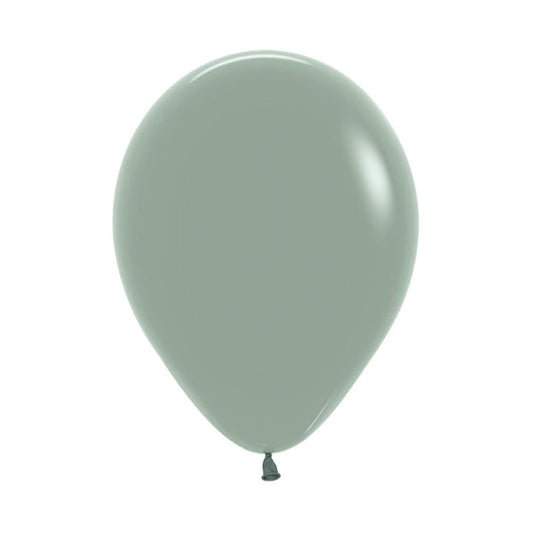 SEMPERTEX 30CM PASTEL DUSK LAUREL GREEN LATEX BALLOONS 127, 25PK