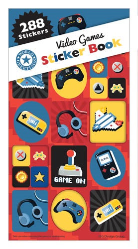 Video Games Sticker book 288 stickers