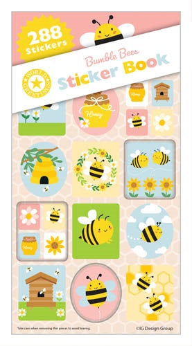STCKR BK 288 BUMBLEBEES