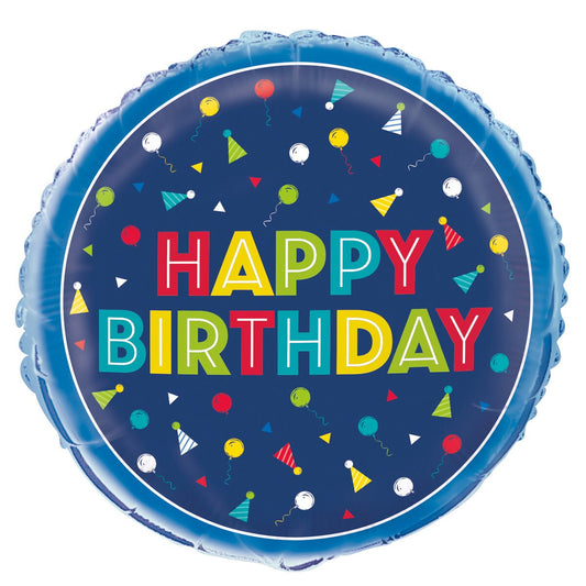 Peppy Birthday 45cm (18") Foil Balloon - Packaged