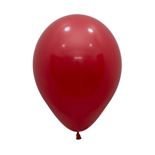 SEMPERTEX 12CM FASHION IMPERIAL RED LATEX BALLOONS 016, 50PK