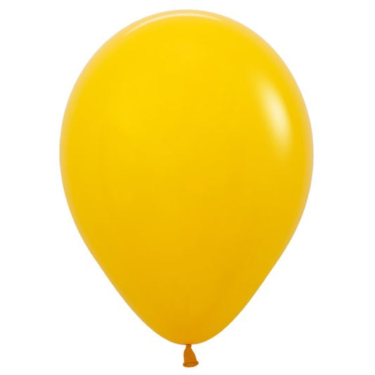 SEMPERTEX 30CM FASHION HONEY YELLOW LATEX BALLOONS 021, 50PK