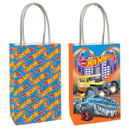 Hot Wheels Paper Kraft Bags 21cm x 13cm x 8cm