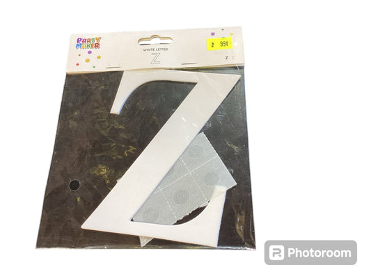 Letter Z 2pcs