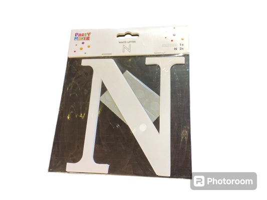 Letter N 2pcs