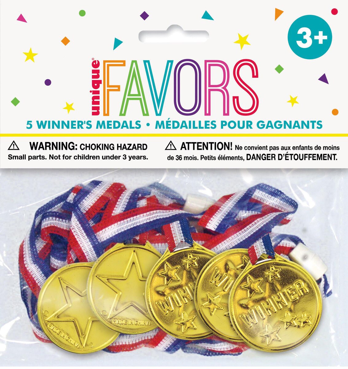 5 Winner Medals