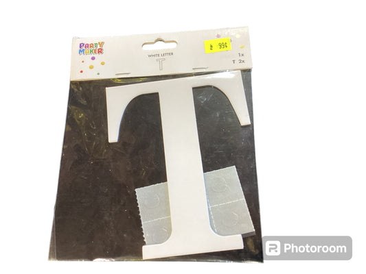 Letter T 2 pcs