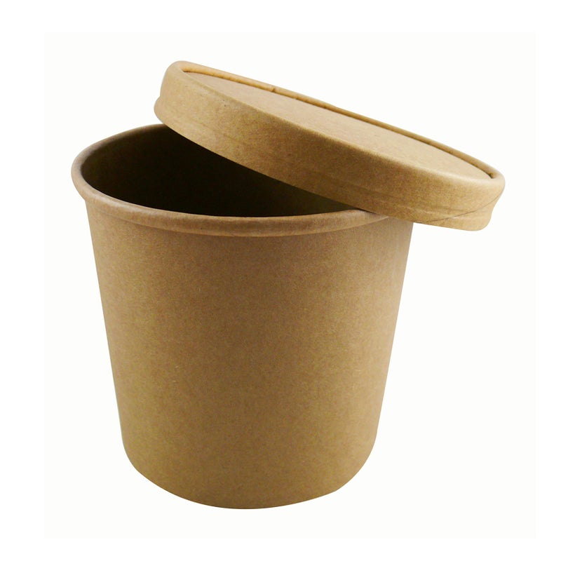8oz Kraft Food Container 50 Pack NIS Packaging & Party Supply