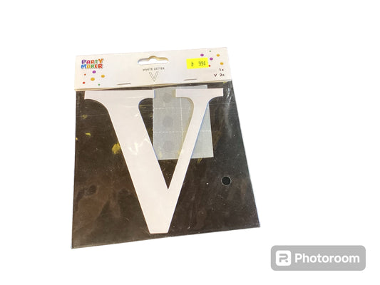 Letter V 2 pcs