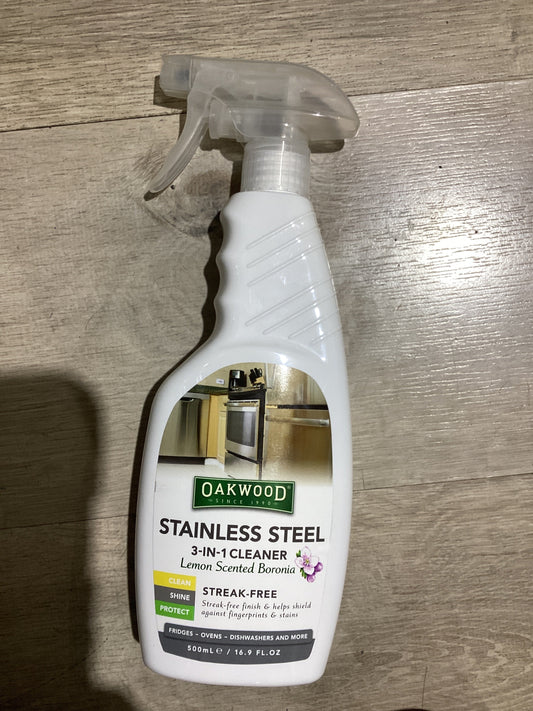 Stainless steel 3in1 cleaner 500ml Oakwood