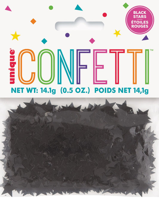 Black - Star Confetti 14Grams