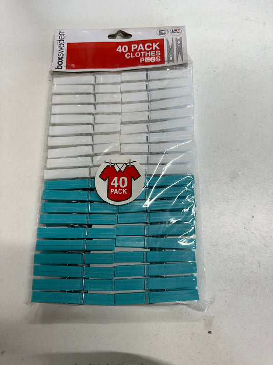 Clothes pegs 40 pk