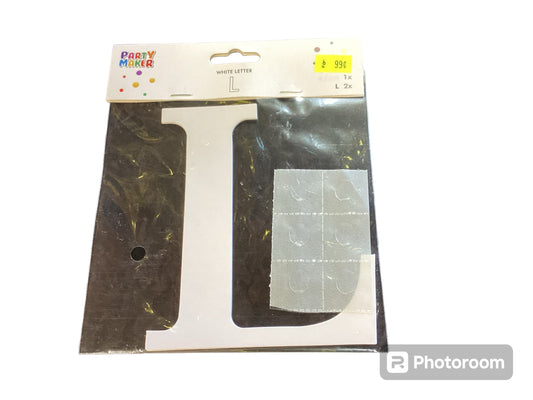 Letter L 2 pcs