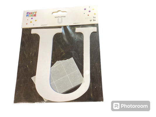 Letter U 2pcs