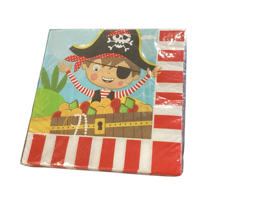 Pirates Lunch Napkins 16pcs