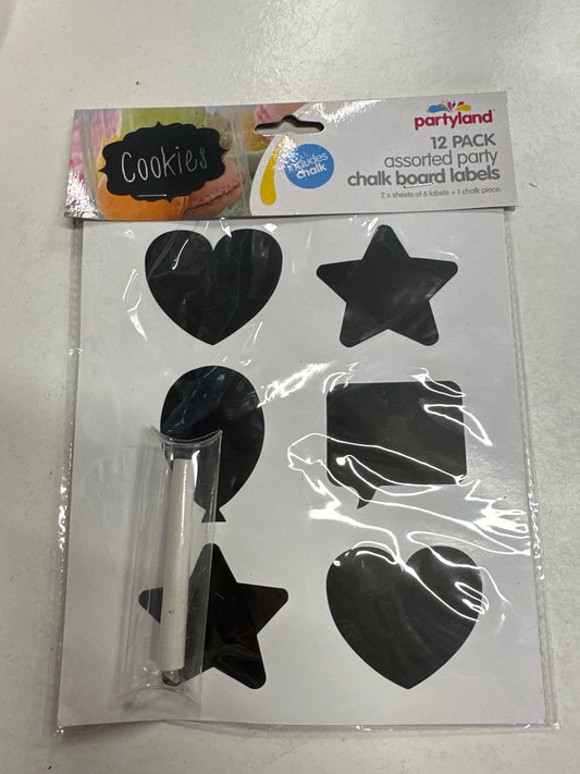 Chalk board Labels 12 pk