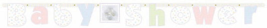 BABY SHOWER SOFT MOMENTS ILLUSTRATED BANNER NIS Packaging & Party Supply