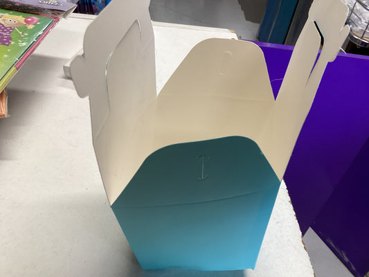 Light Blue Large Takeaway Box 10 pcs