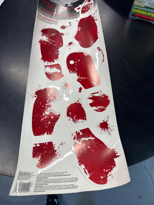 Floor gore spooky stickers
