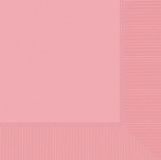 BEVERAGE NAPKINS 20 PACK 2 PLY - NEW PINK NIS Packaging & Party Supply