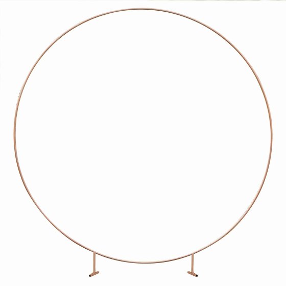 BOTANICAL WEDDING MOONGATE HOOP ROSE GOLD NIS Packaging & Party Supply