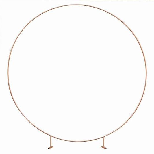 BOTANICAL WEDDING MOONGATE HOOP ROSE GOLD NIS Packaging & Party Supply
