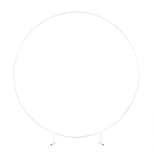 BOTANICAL WEDDING MOONGATE HOOP WHITE NIS Packaging & Party Supply