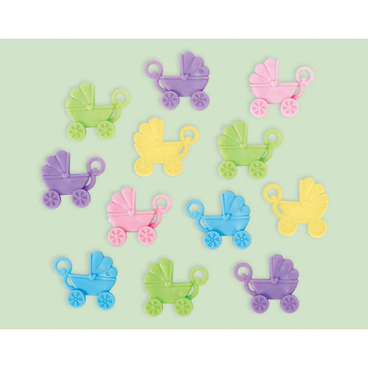 Baby Shower Carriage Favors - Neutral 12pk NIS Packaging & Party Supply