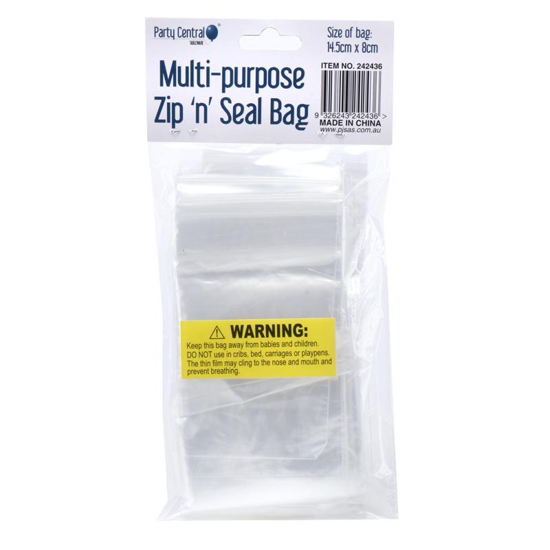 Bag Resealable 50pk NIS Packaging & Party Supply