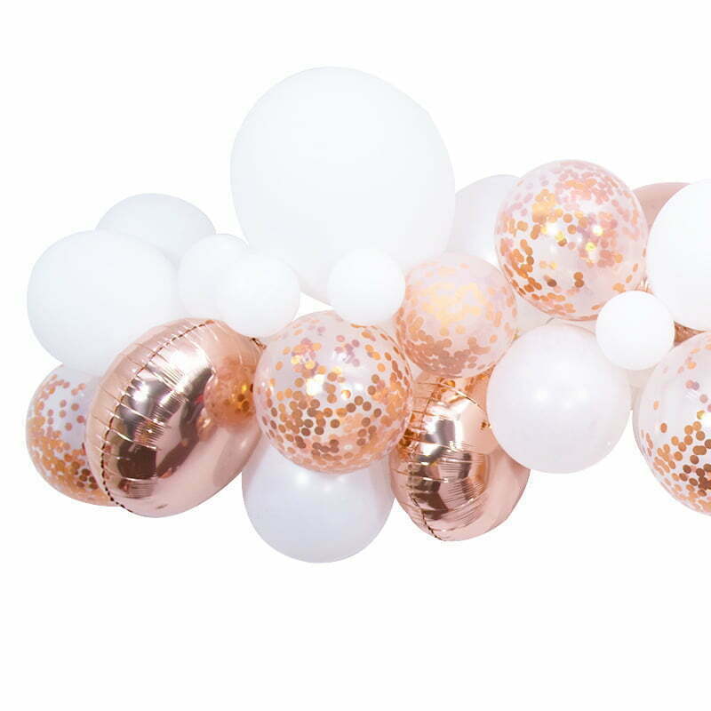 Balloon Garland set-Rose Gold NIS Packaging & Party Supply